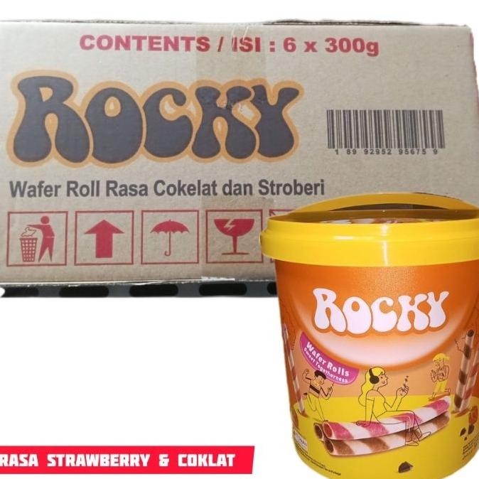 Sekarton 6 Toples Wafer Rolls Roy Cho Cho Mix Chocolate Strawberry 300Gr Sweet Togetherness Astor Do