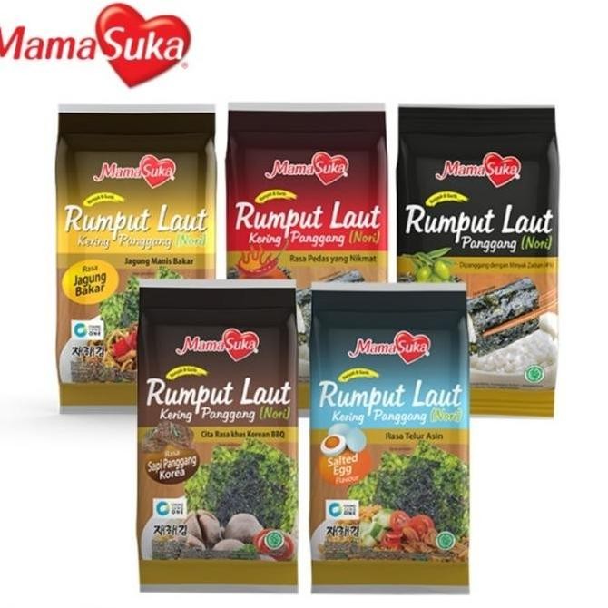 New MamaSuka Rumput Laut Kering Panggang Nori
