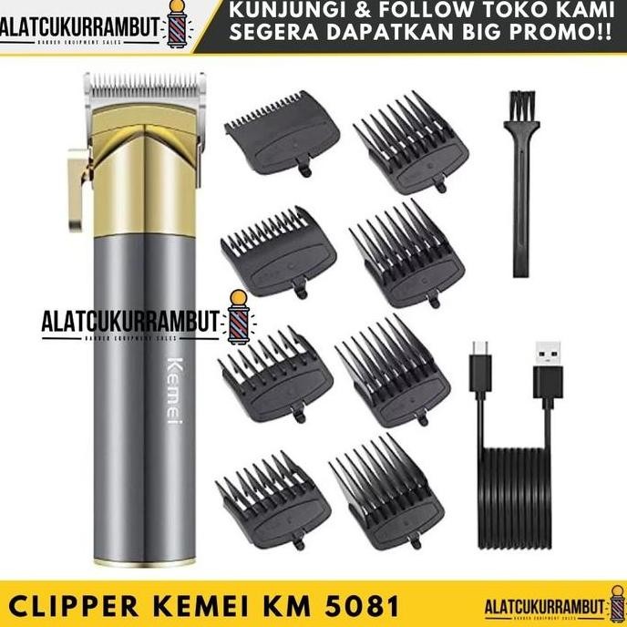 Kemei 5081 Kemei Trimmer Clipper Kemei Alat Cukur Rambut Jenggot Kumis Grooming Kit