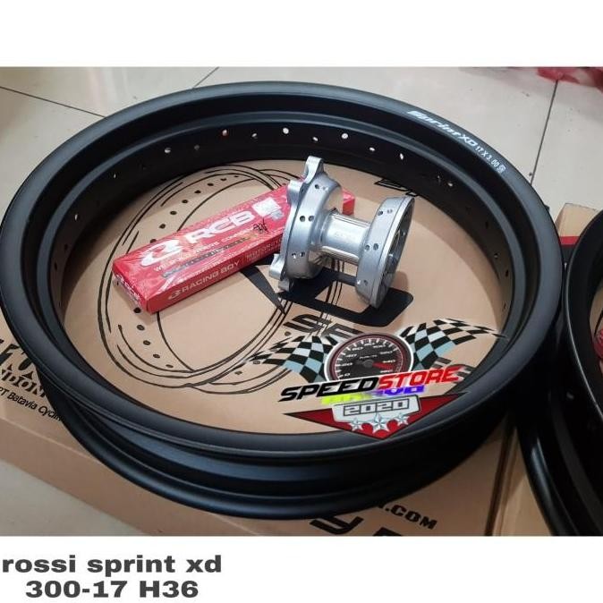 Velg Set Vrossi Supermotor Crf 150 Ring 17 Rossi Sprint Xd 300 350