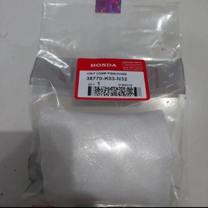 UNIT COMP PGM-FI IGNITION IGN REVO FI INJEKSI 2014 - 2019 ECU CDI ECM 38770-K03-N32 ORIGINAL HONDA A