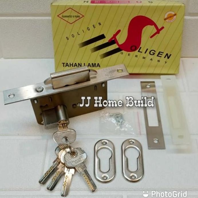 Body Kunci Pintu Dorong Mekar SOLIGEN / Bodi Kunci Pintu Sliding