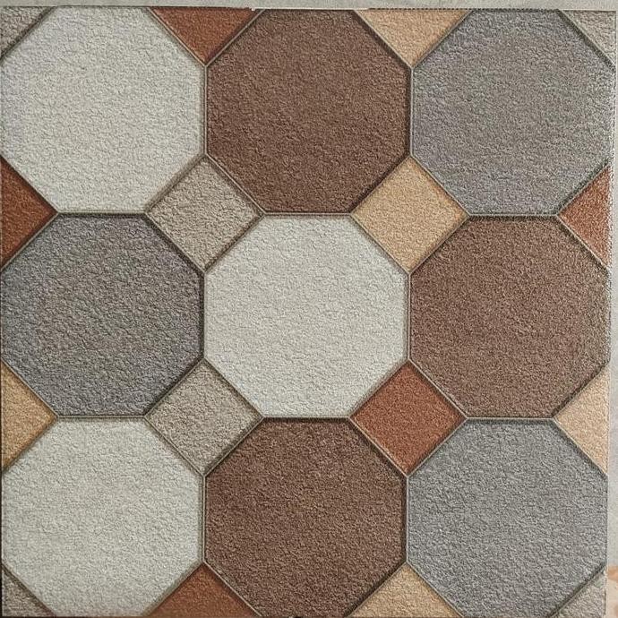 KERAMIK 40X40 CANNES MOTIF GRANIT COKLAT