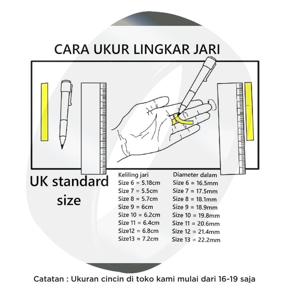 New Stock Cincin Titanium Couple Pria Wanita Kapel Cople Coupel Sama Pacar Orion Black Stainless Ste