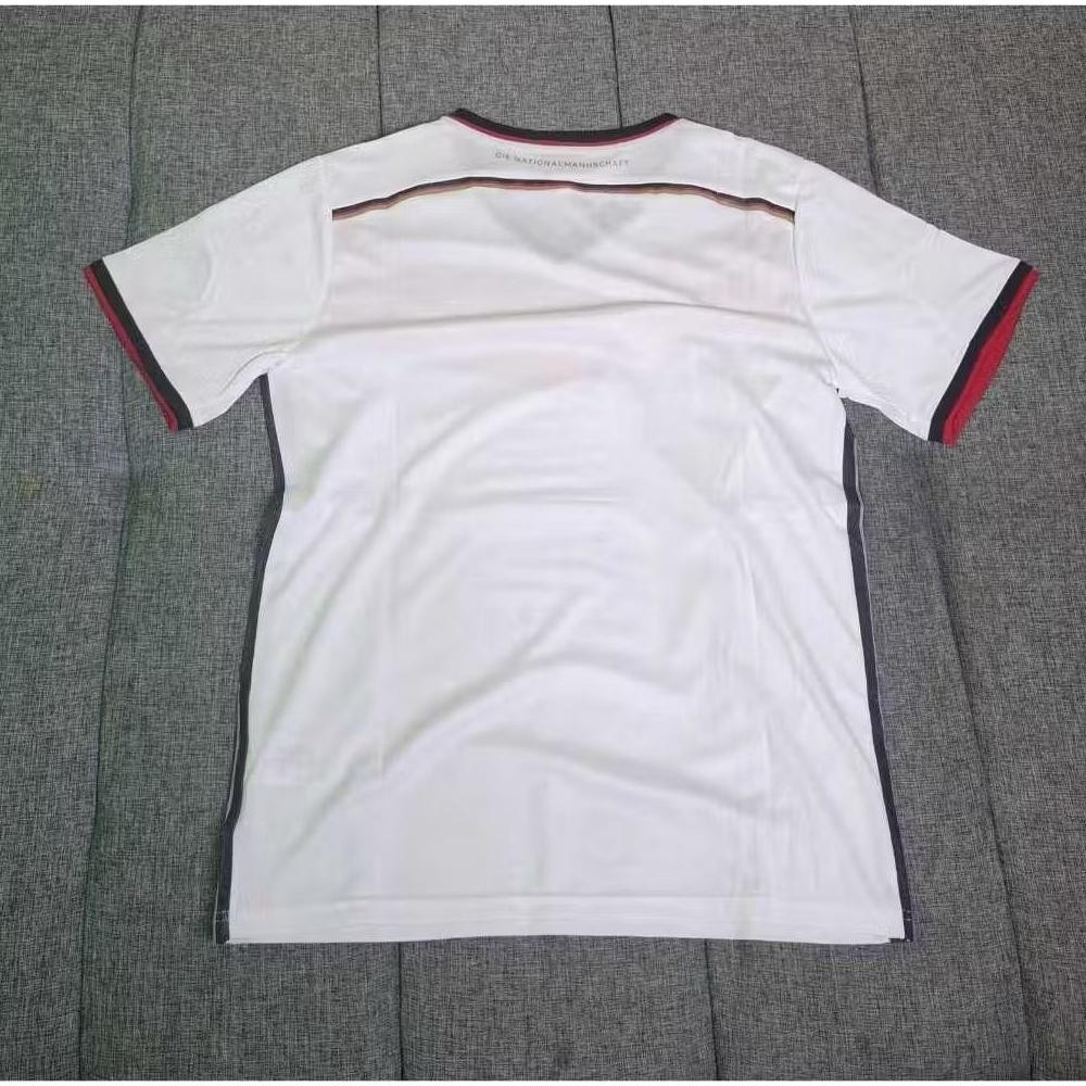 (RETRO) JERSEY RETRO VINTAGE JERMAN HOME PIALA DUNIA 2014 GRADE AAA CLASSIC