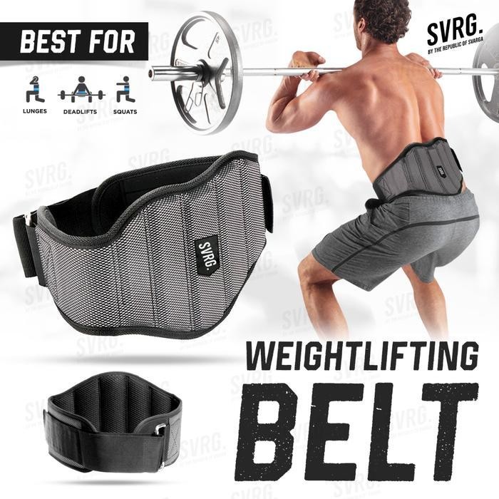 Svarga Weightlifting Belt | Sabuk Gym & Fitness | Waist Support Belt Terbaru Best Quality 100% Origi