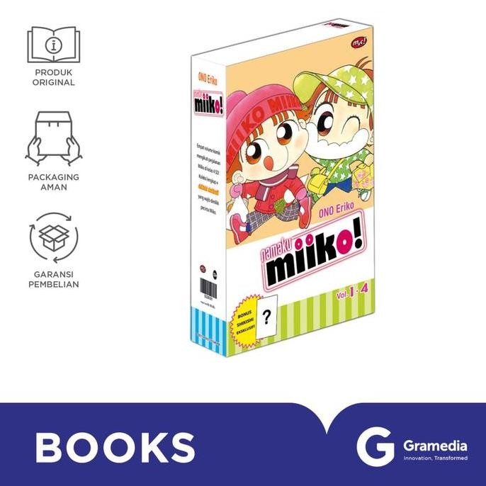 Komik Namaku Miiko Box Set 4 In 1