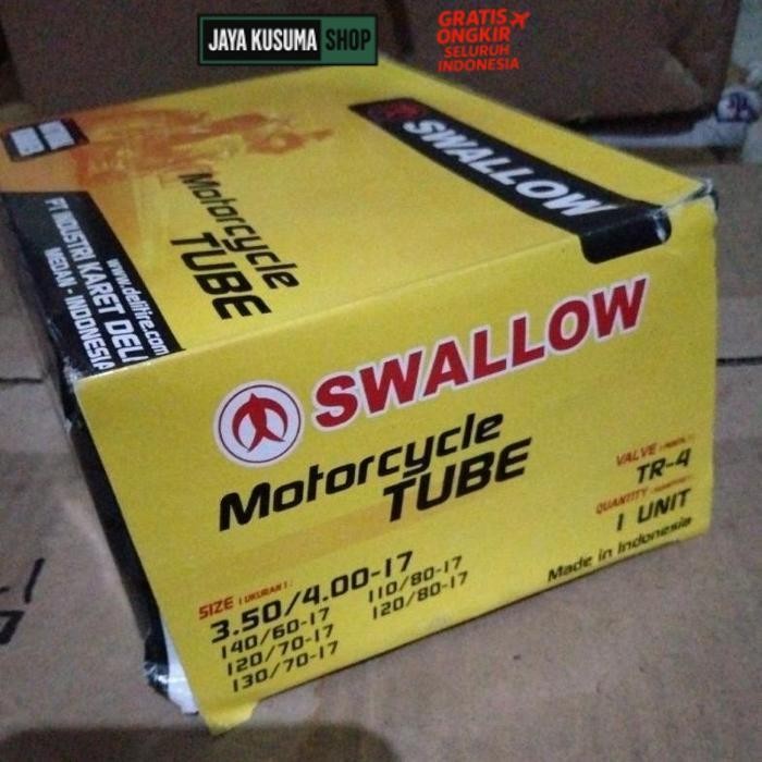 Diskon Ban Dalam Motor Ring 17 Swallow Tube (130/70) (120/70) (120/80) (110/80) (140/60) 350/400-17 
