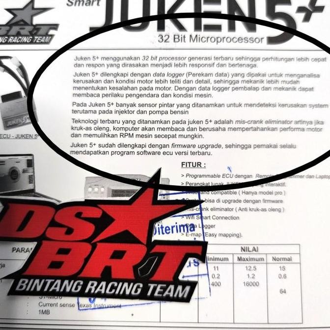 Ecu Brt Juken 5+ Plus & Tbox Aerox Old 155 Racing Turbo Dualband