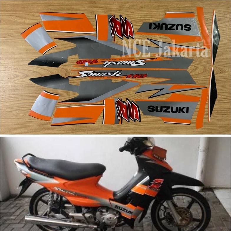 Stiker Striping SMASH SR Orange