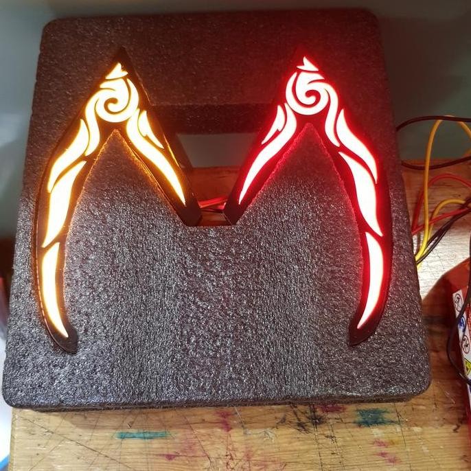 Lampu Alis Audi Nmax Senja Biru Sein Kuning Running