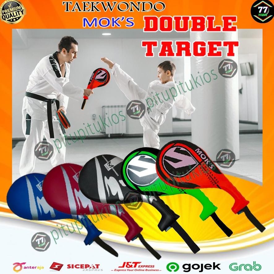 TERMURAH Double Kick Kicking Foot Target Pad Kickpad Alat Alas Latihan Sasaran Tendang Tendangan Puk