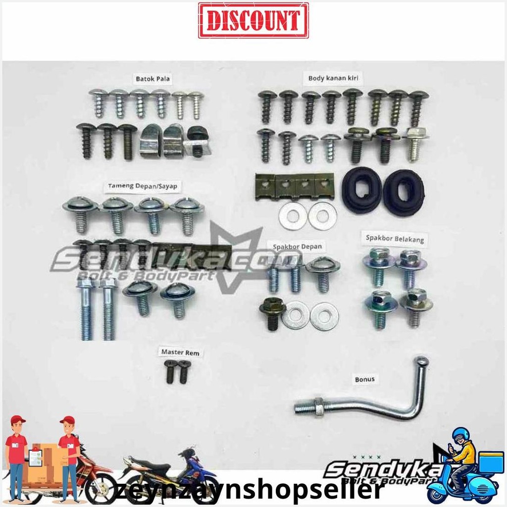 Baut Body Smash 110 New - Body Smash 110 Lama Siap Kirim