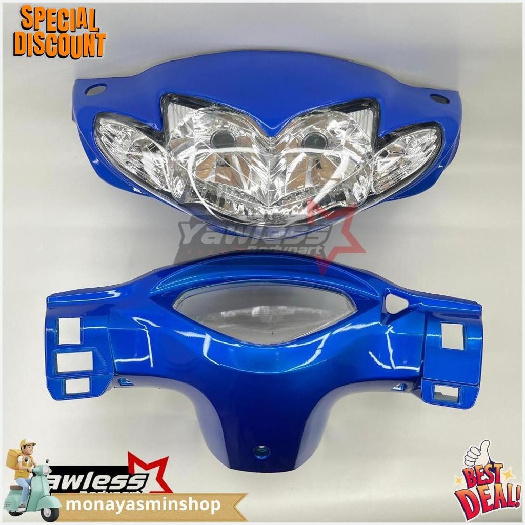 Batok Shogun 125 Biru Plus Reflektor Shogun 125 R / Batok Shogun 125 R Biru Terlaris