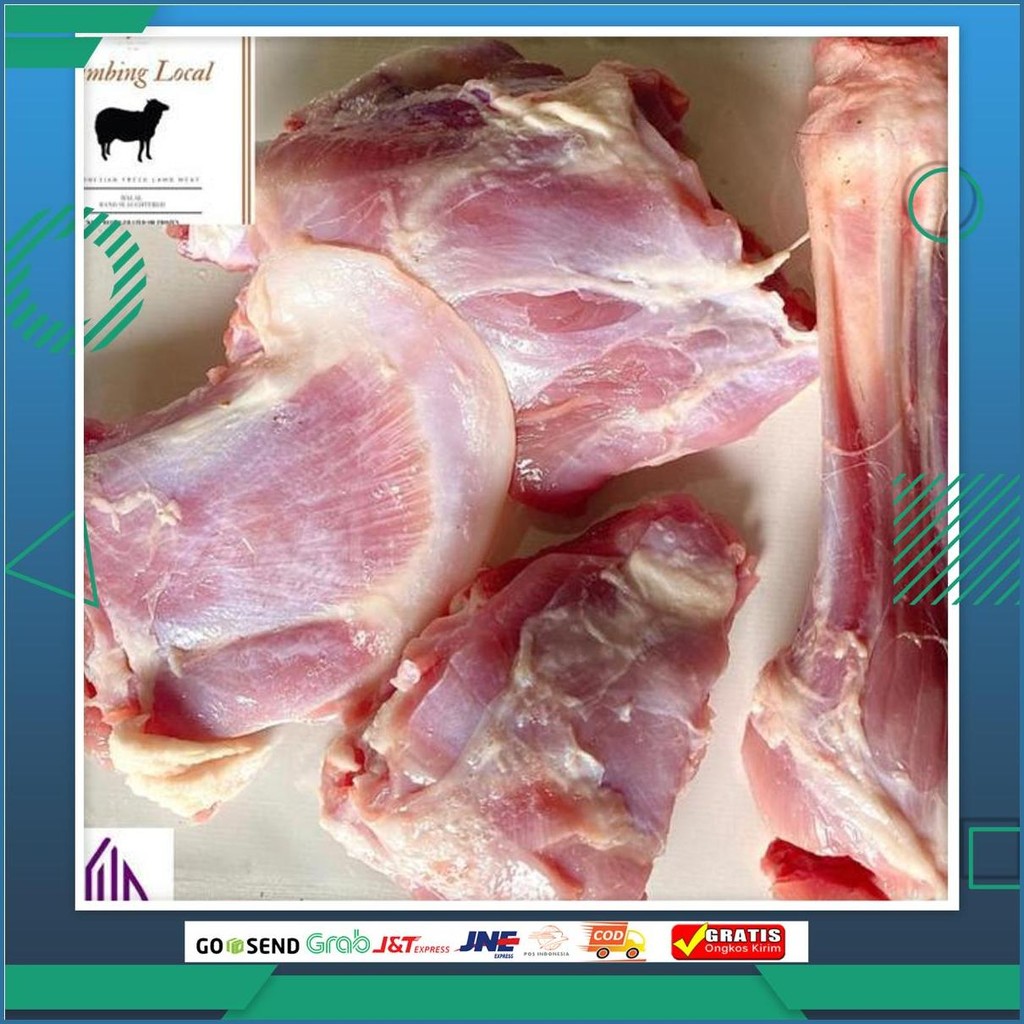 Daging Kambing Muda Frozen 1Kg Gosend