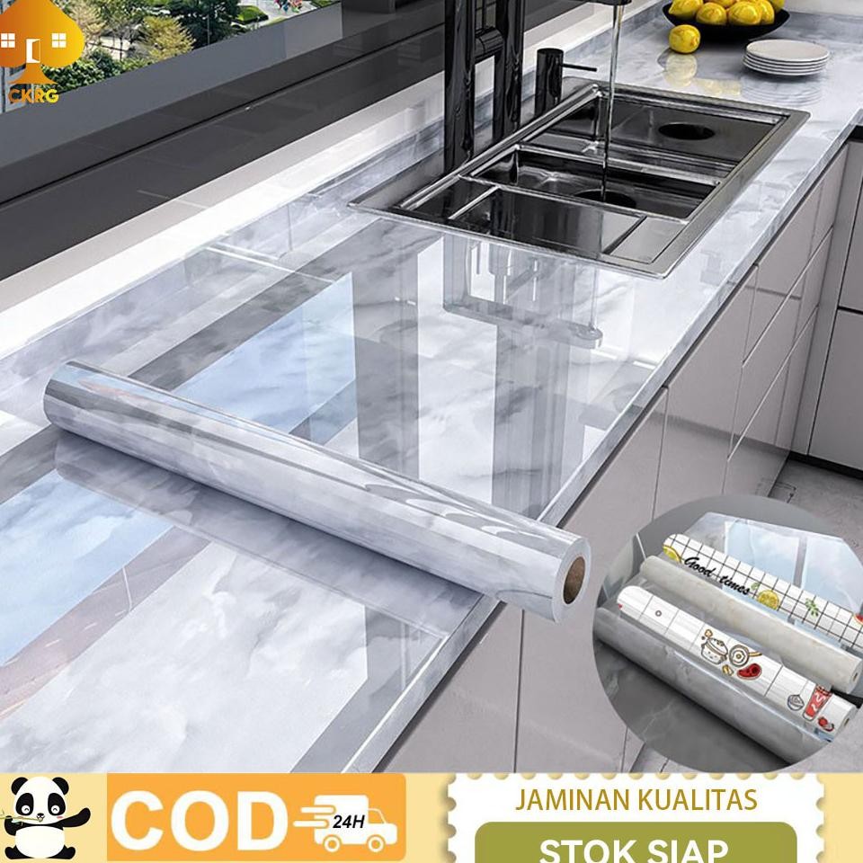 Wallpaper Dapur Mudah dibersihkan Wall Stickers 60CM*100CM/300CM Wallpaper Dinding