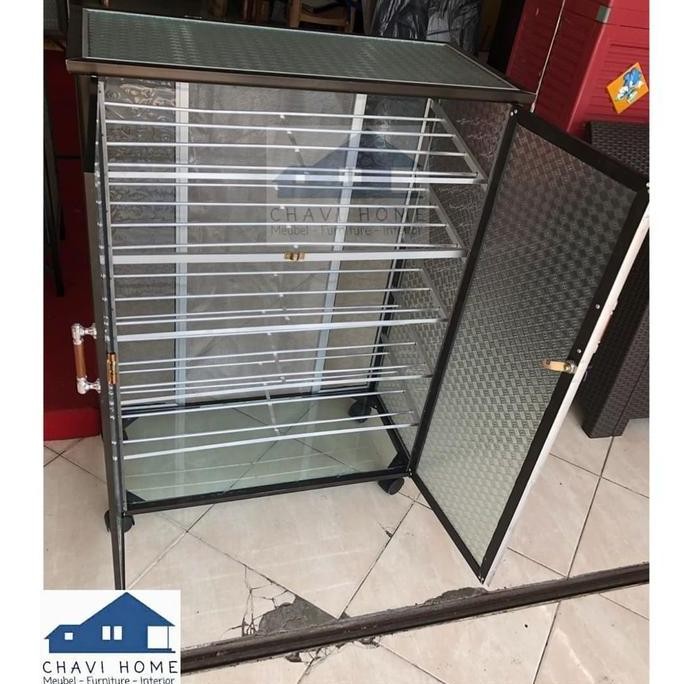 Rak sepatu aluminium lemari sepatu tempat sepatu shoes rack 5 susun