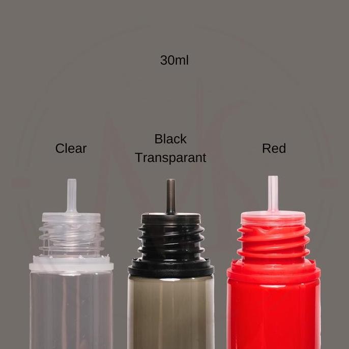 Botol Liquid Vape 30ml / Botol Chubby Flat Cap V4