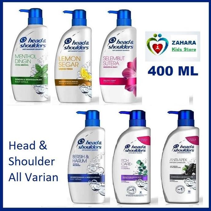 Shampoo Head & Shoulders 400ml / Sampo Head n shoulders 400 ml