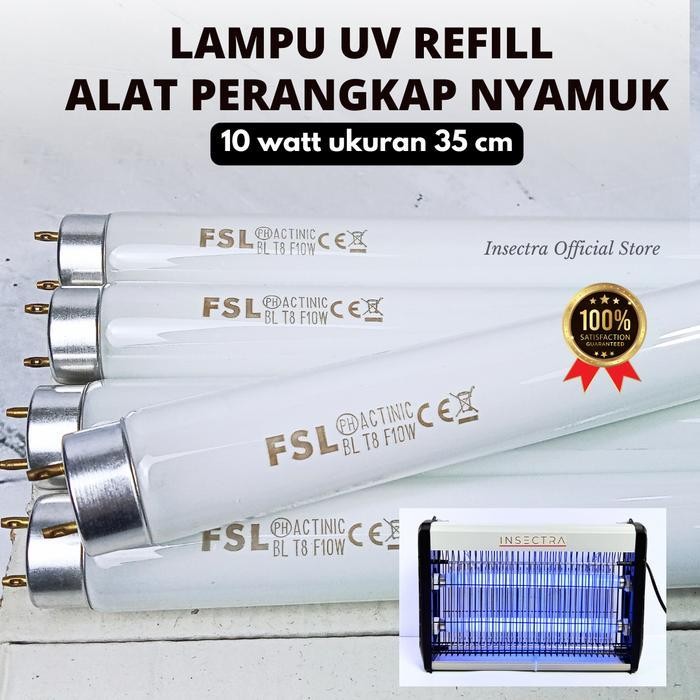 Lampu Perangkap Nyamuk 10 watt T8 FSL 10w KRISBOW Insect Killer