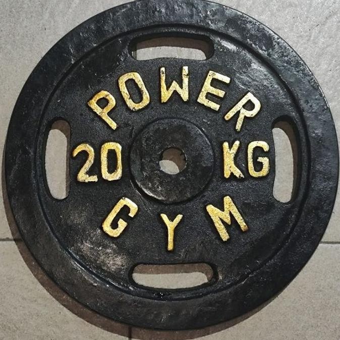 Plate Dumbell 20kg Beban Barbel BESI ASLI