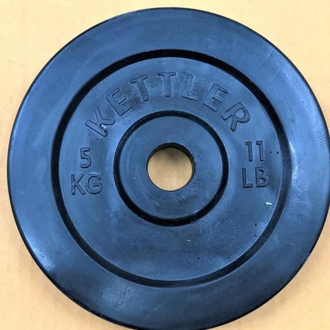 KETTLER RUBBER PLATE 5 KG - PIRINGAN DUMBEL BARBEL KARET BEBAN