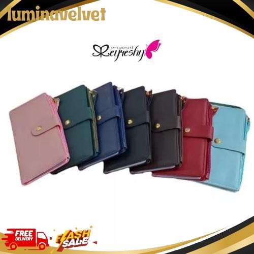 RR DEWI PERSIK - Dompet Pintar Disiplin Keuangan Bulanan Organizer Dompet Lipat Wanita Ada Tempat HP