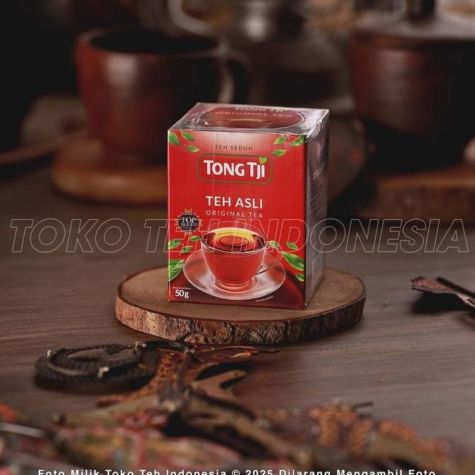BEST SELLER TONG TJI BLACK TEA 50GR 1 BAL ORIGINAL TEA TEH HITAM TONGTJI TEH ASLI !!!!!