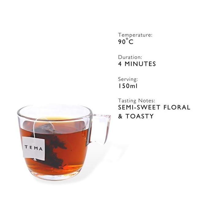 BEST SELLER BLACK SAFFRON TEA | TEH HITAM SAFFRON | BOOSTER - TEMA TEA | TEA BAGS 8 SERVINGS | BLEND