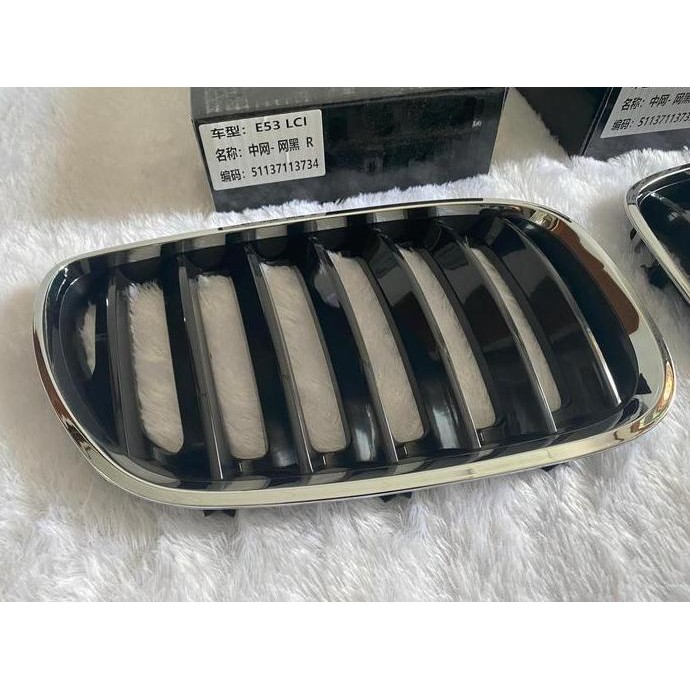 Grill BMW X5 E53 Facelift Black Chrome (2004-2006)