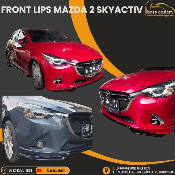 Front lips / lips depan bodykit mazda 2 Skyactiv 2015-2019