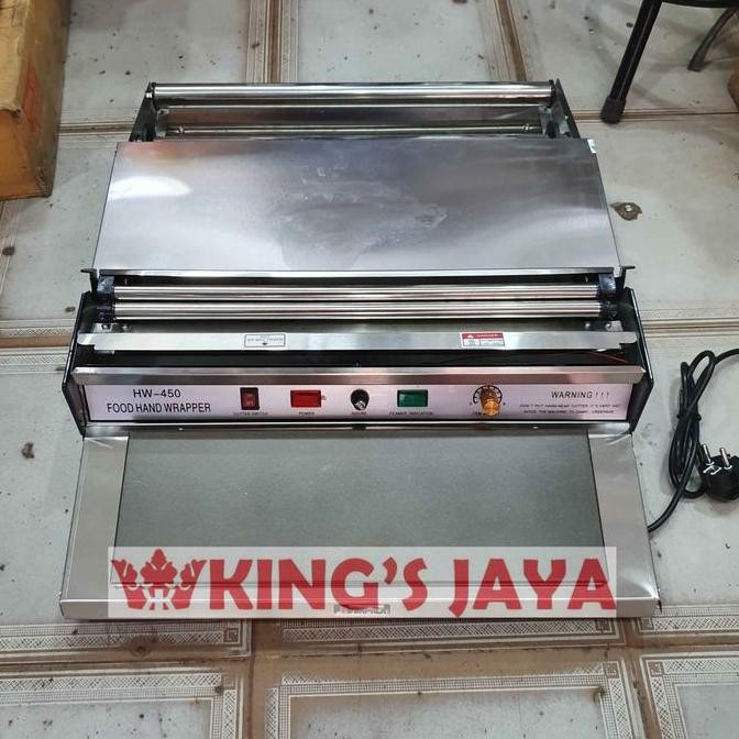 Mesin Hand Wrapping HW450 - Mesin Plastik Wrapping