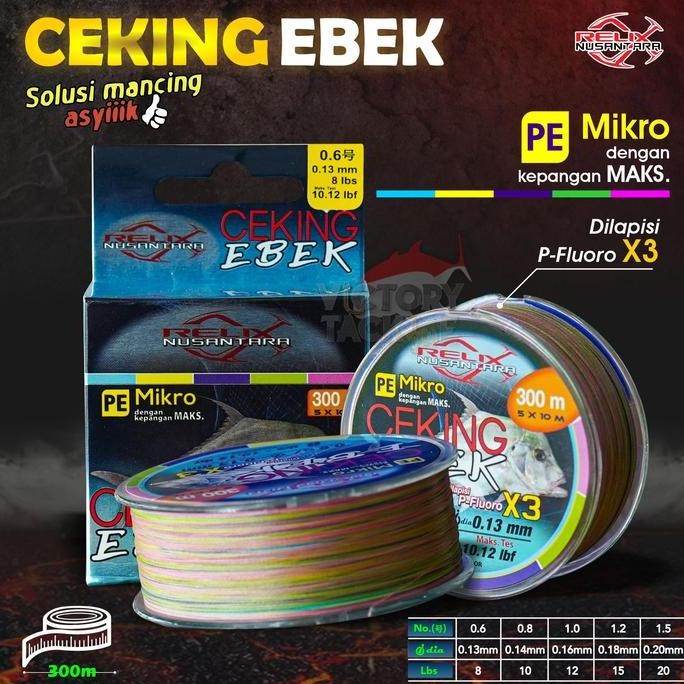 TERMURAH - SENAR PANCING PE RELIX NUSANTARA CEKING EBEK