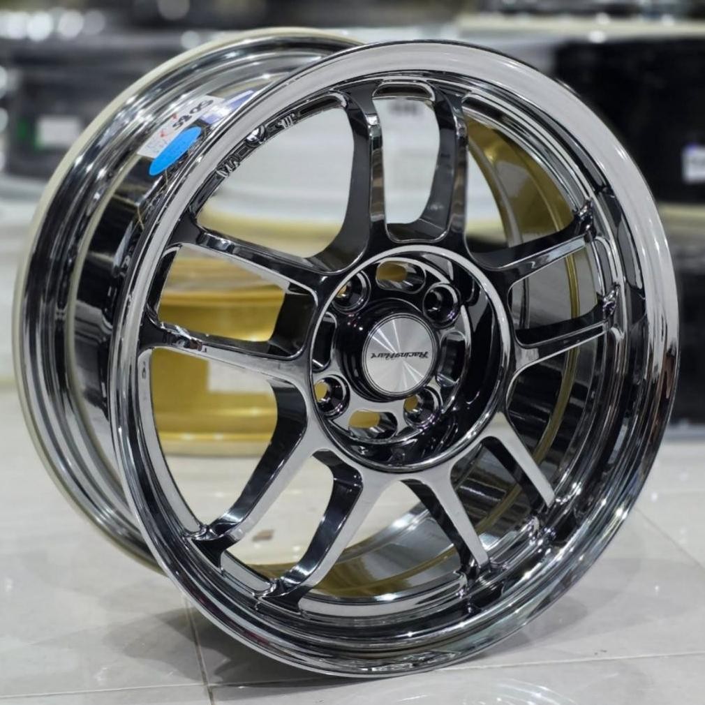 velg racing RACING HART CP035 R15 PCD 4X100 LEBAR 7 velg mobil ring 15 untuk velg racing r15 mobil b