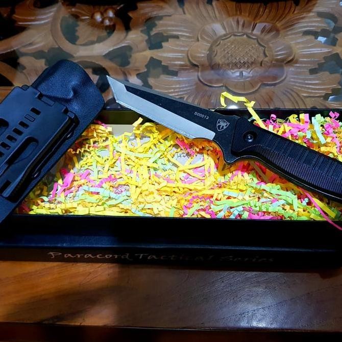 Sangkur Tactical Baja Logo 1 Sisi Dan Nama