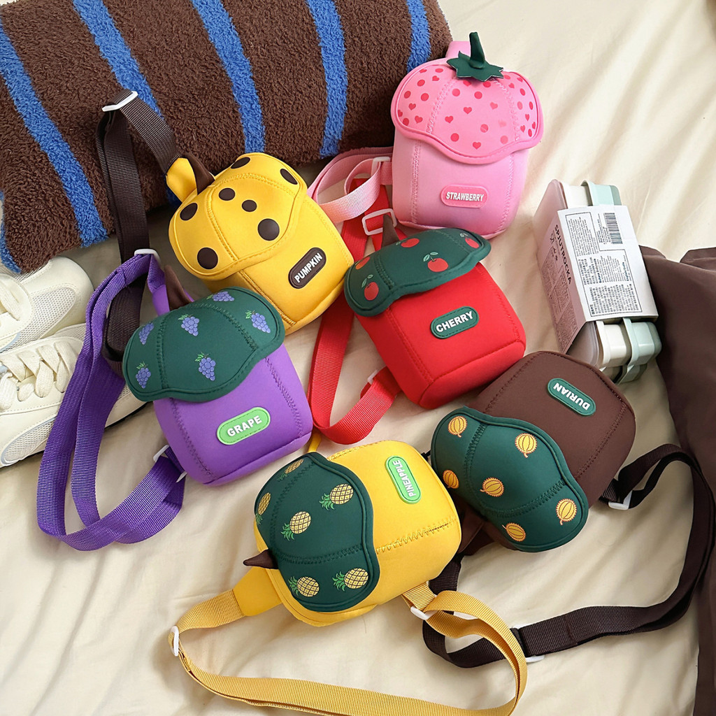 [Saror]Tas Anak Lucu Retro untuk Anak Laki-laki dan Perempuan Tas Selempang Santai