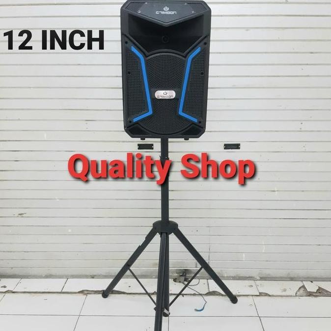 Speaker Portable Wireless Crimson 12 Inch Plus Sten