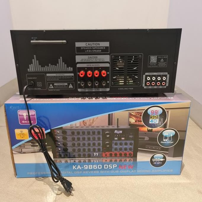 Power Amplifier Megavox Ka-9950 Dsp Usb Sd Plus Prosesor