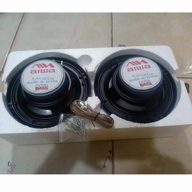 Aiwa Speaker Subwoofer Pasif Mobil 6 Inch Hifi 600 Watt Stereo Magnet