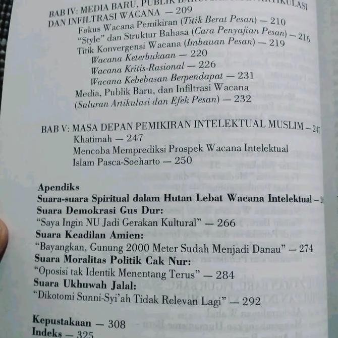 Original Zaman Baru Islam Indonesia Pemikiran dan & Aksi Politik Rare Original