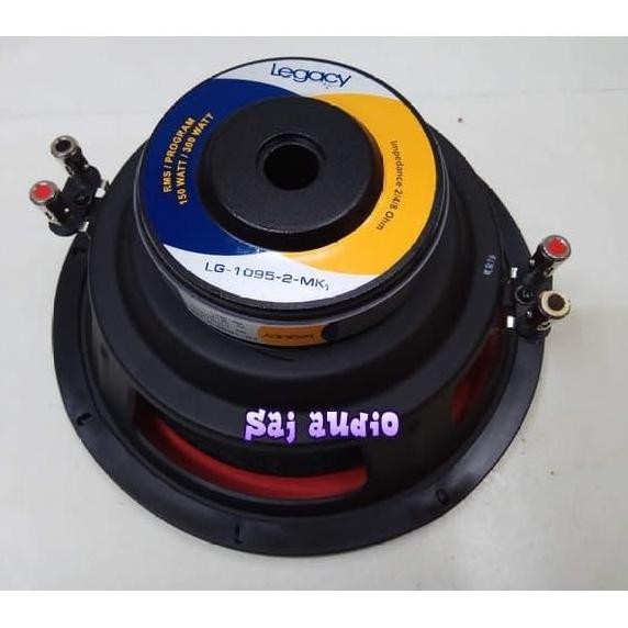 Subwoofer Legacy 10 Inch Lg 1095-2 200 Watts 2/4/8 Ohm