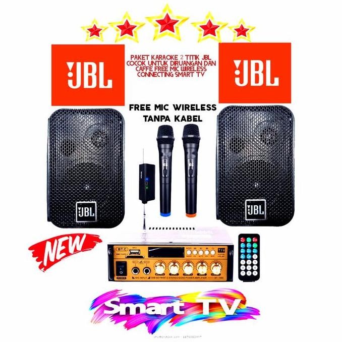 Paket Jbl 2 Titik Cocok Untuk Karaoke,Caffe,Rumahan,Kantor Dll Free 2