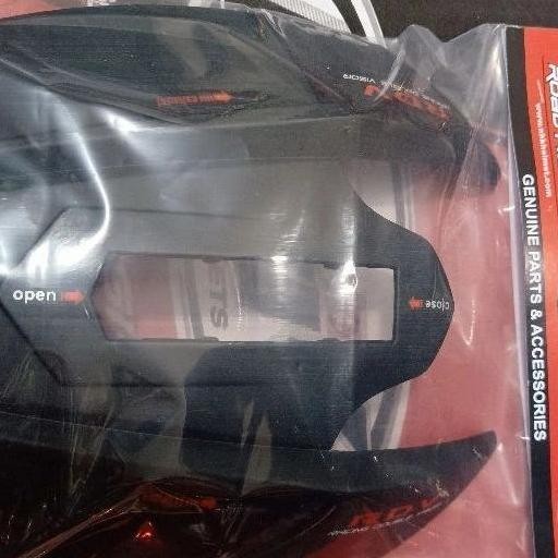 REAR VENT SPOILER NHK GP1000 WARNA BLACK DOFF BLACK Motorcycle Original