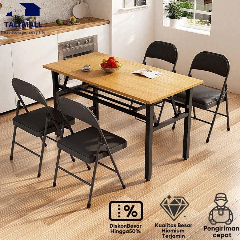 Meja Lipat makan Meja Belajar Lipat Meja Kantor Besi Meja Lipat Portable Meja Meeting Lipat Meja Ser