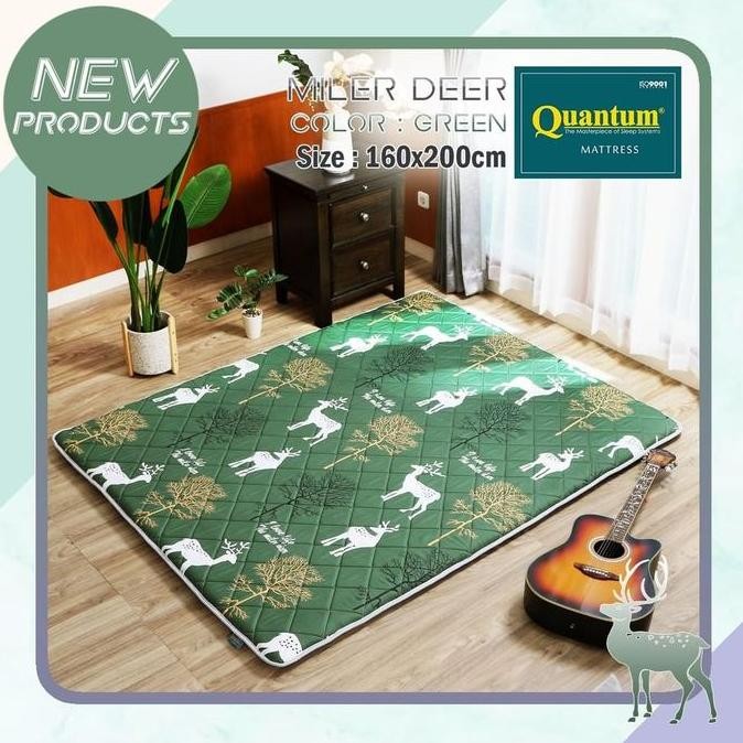 (GOJEK) Quantum Kasur Lantai Kasur Lipat Gulung Flamingo 160 x 200 cm