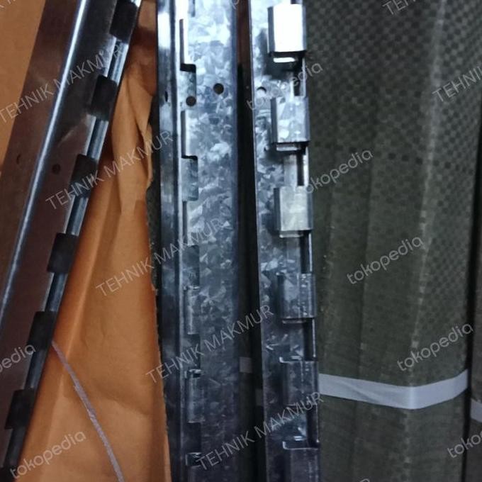 BEBAS ONGKIR - hanger / bereket pvc curtain 1m+ Uk 20cm jepitan 6set