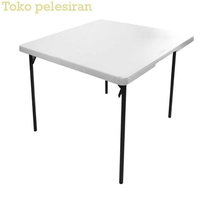 BEBAS ONGKIR - Lifetime Meja Taman Lipat - Putih