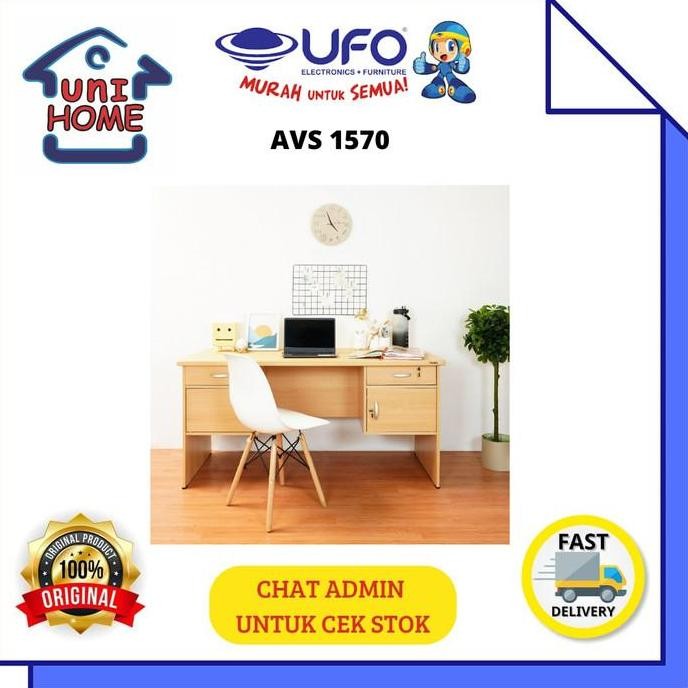 TERLARIS - UNI HOME AVS1570 MEJA KANTOR/MEJA BELAJAR - Home Oak