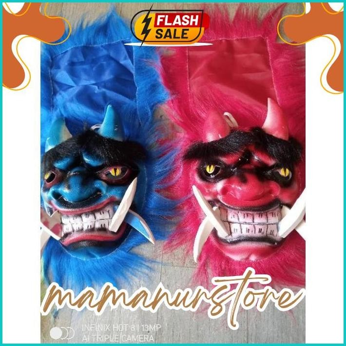 MURAH Buta Gedrug/Topeng Gedrug Mulut Bergerak/Topeng Buto Gedrug