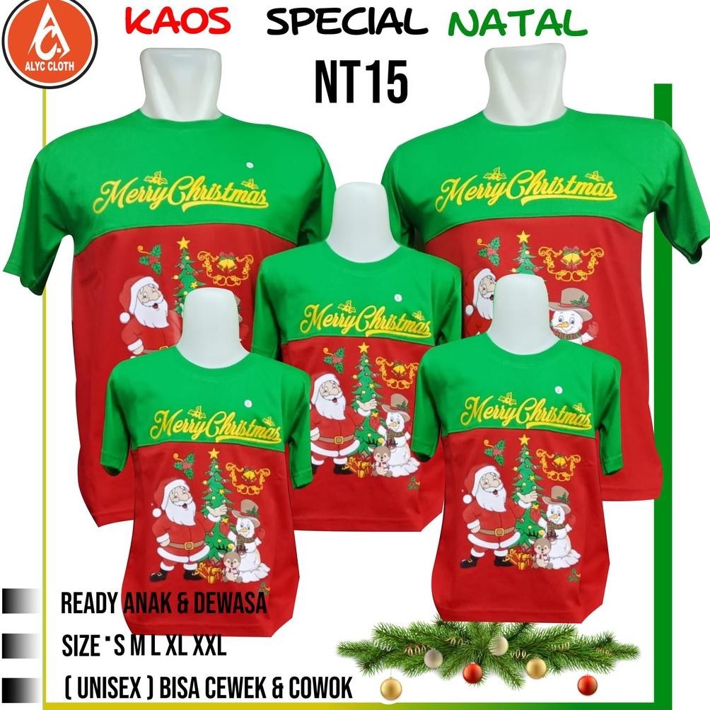 Terjangkau - Kaos NATAL // KAOS COUPLE NATAL // KAOS SERAGAM NATAL 